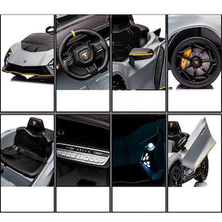 Foto 5 | Montable Eléctrico Lamborghini Veneno Gris