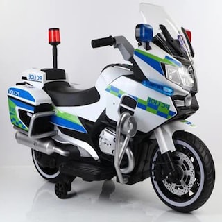 Foto 5 | Montable Eléctrico Moto Patrulla Blanco