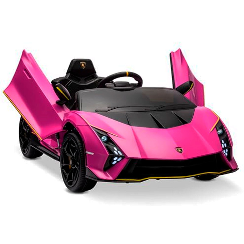 Montable Electrico Lamborghini Veneno Color Rosa