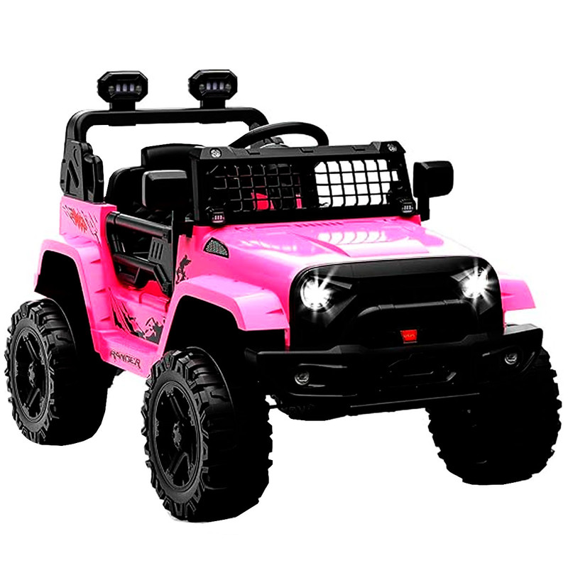 Montable Eléctrico 4x4 Rosa con Luces y Música