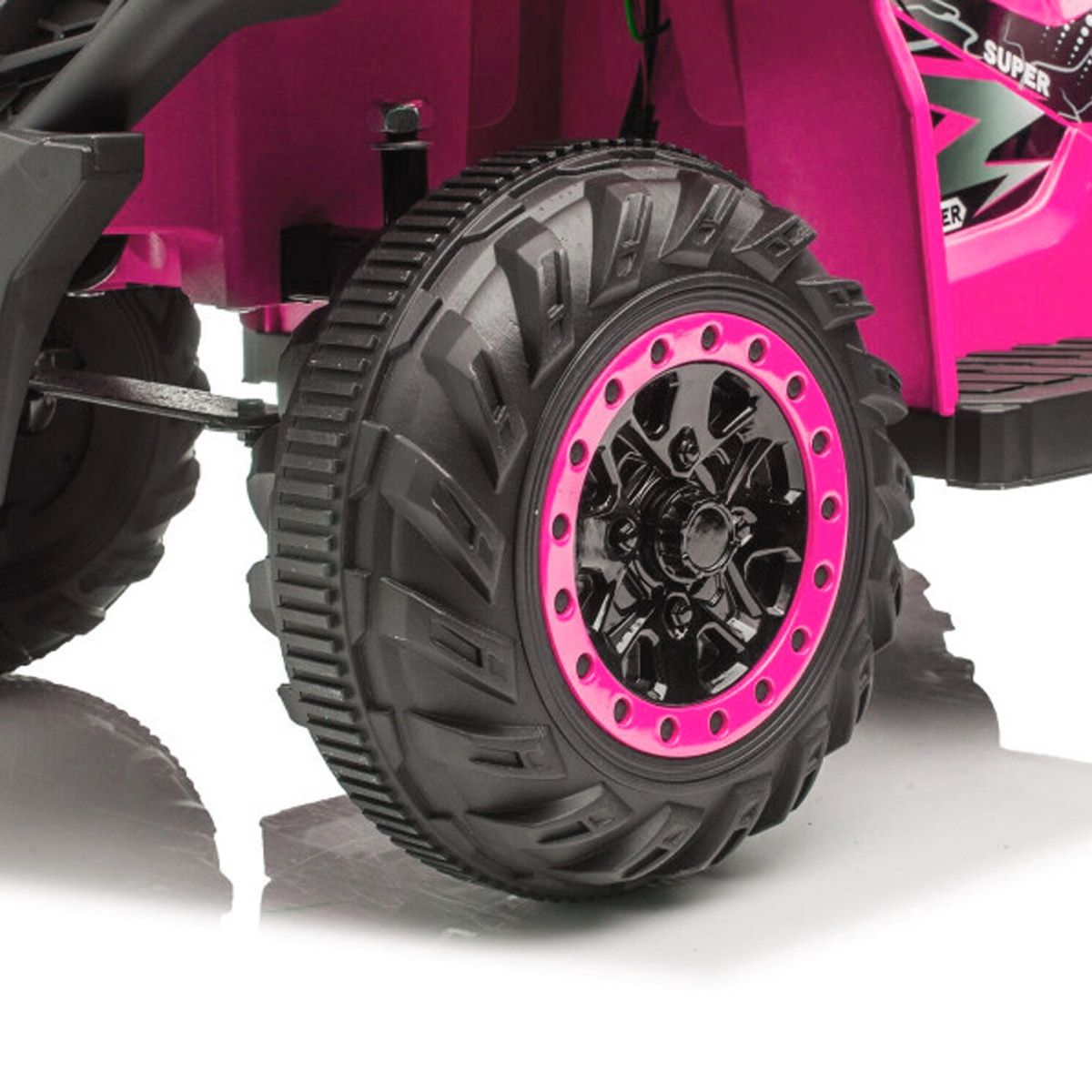 Foto 4 pulgar | Montable Eléctrico Mini Cuatrimoto Rosa