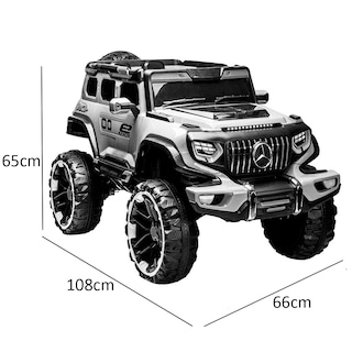 Foto 7 | Montable Eléctrico Camioneta Tipo Todoterreno 4x4 Rojo