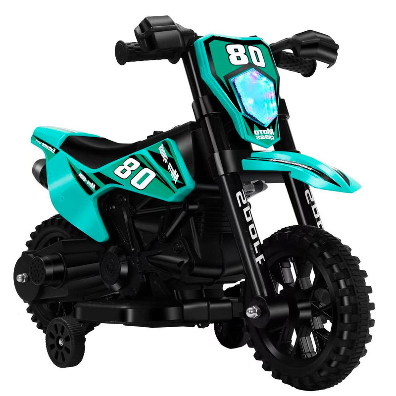 Mntable Electrico Mini Moto Cross Color Verde