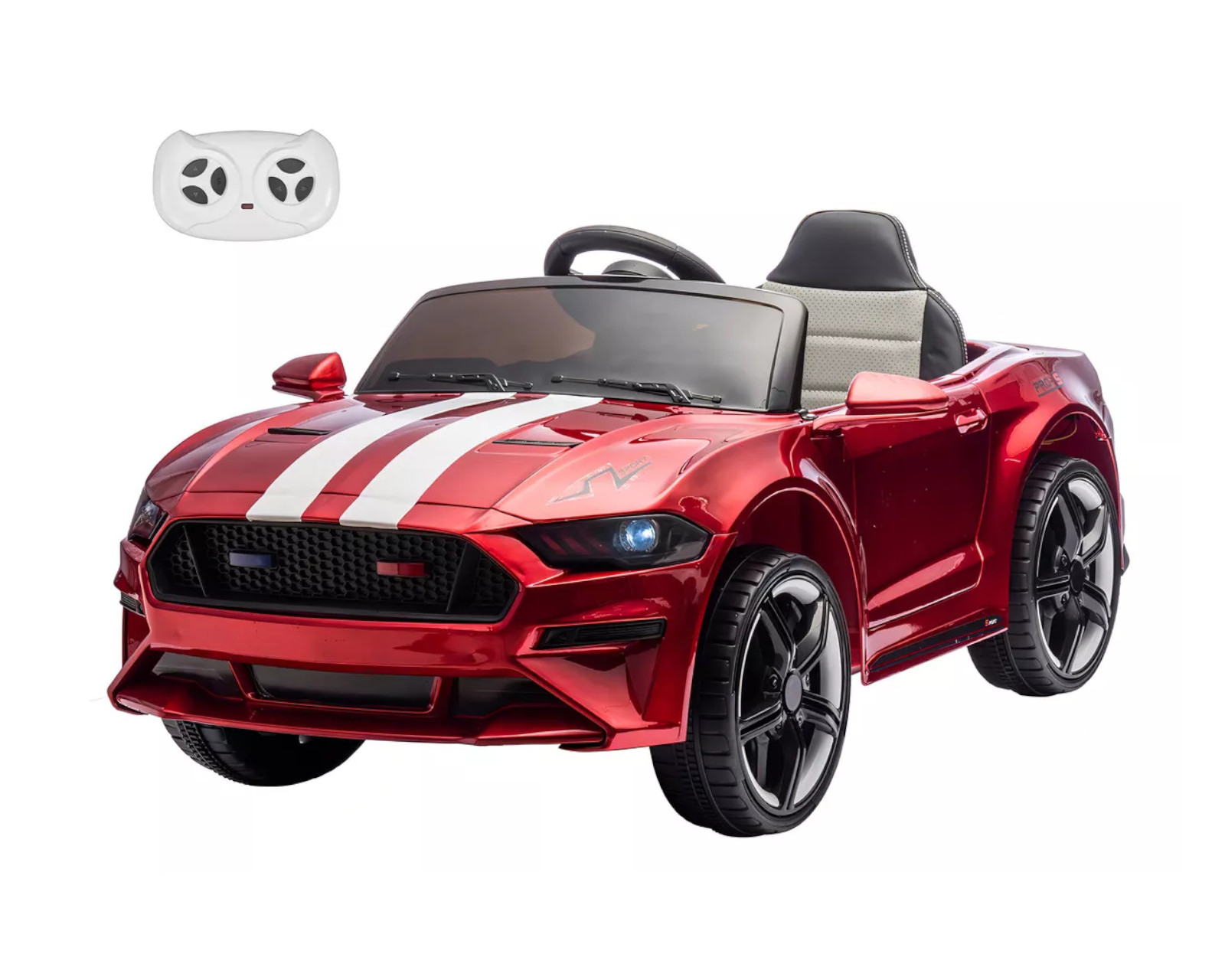 Carro Eléctrico Montable AEIOU Tinto Mustang con Control Pintura Automotriz para Niños