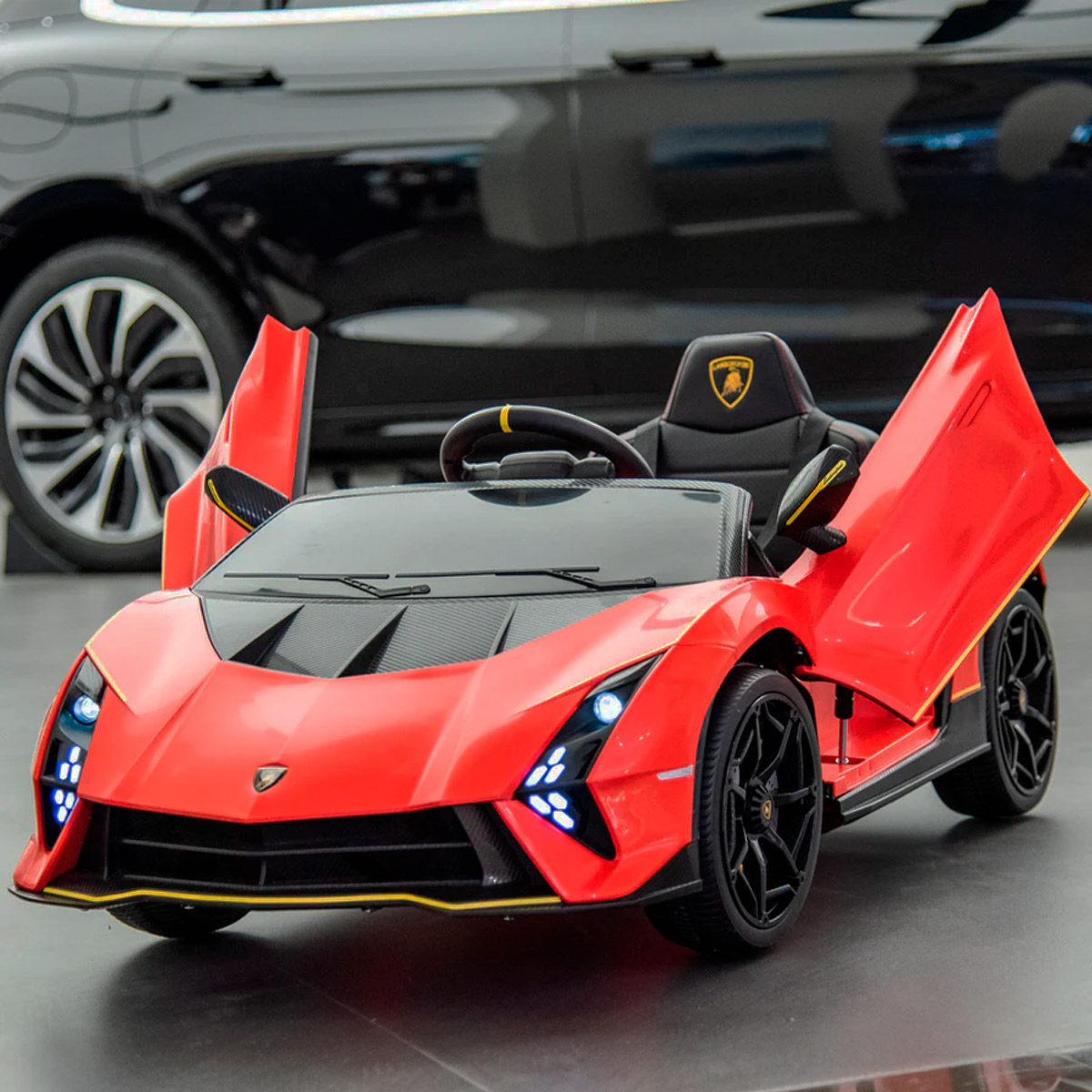 Foto 6 pulgar | Montable Eléctrico Lamborghini Veneno Rojo