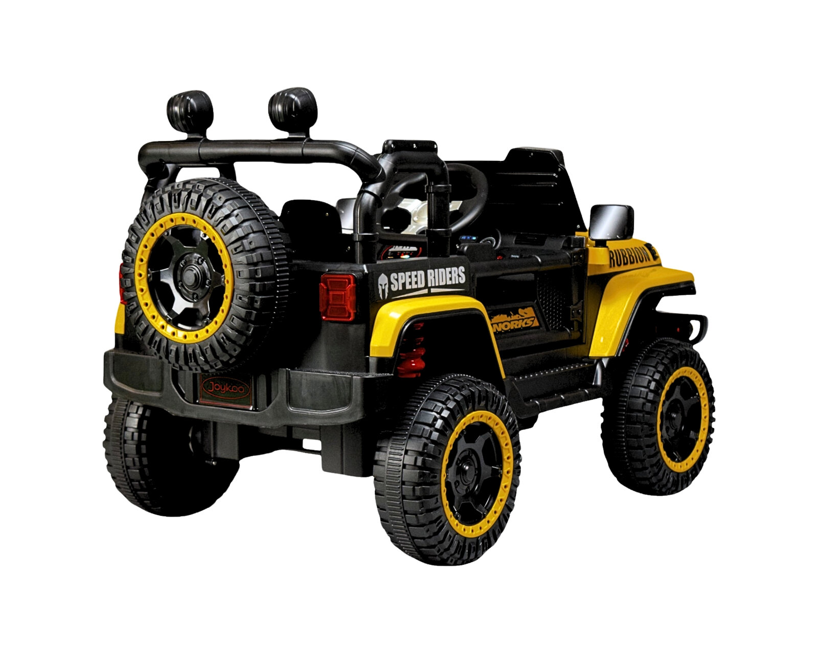 Foto 8 pulgar | Montable Electrico Camioneta Para Niños Control Remoto Luz 12v - Amarillo