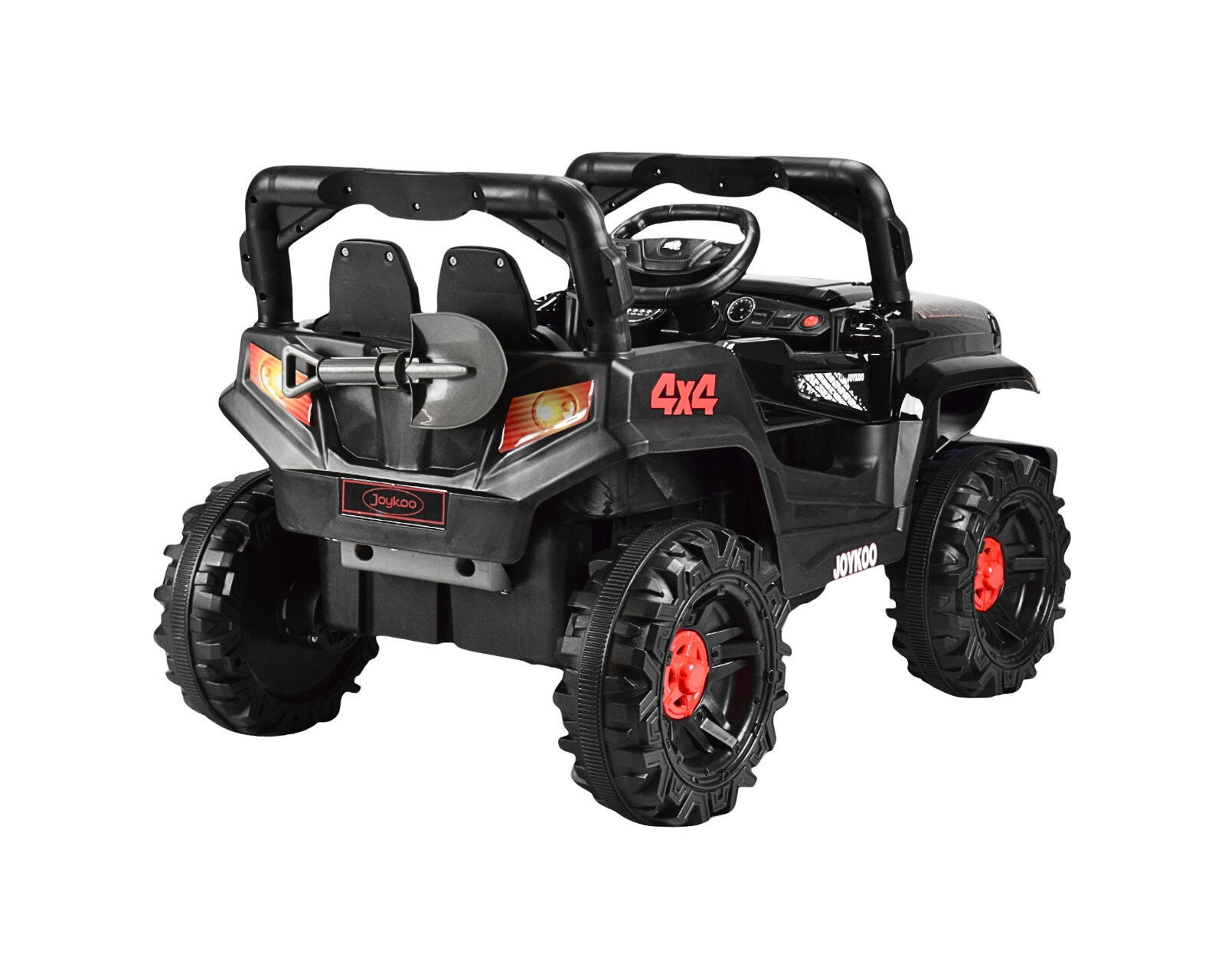 Foto 8 pulgar | Montable Electrico Camioneta 4x4 Control Remoto Luz Led 12v - Negro