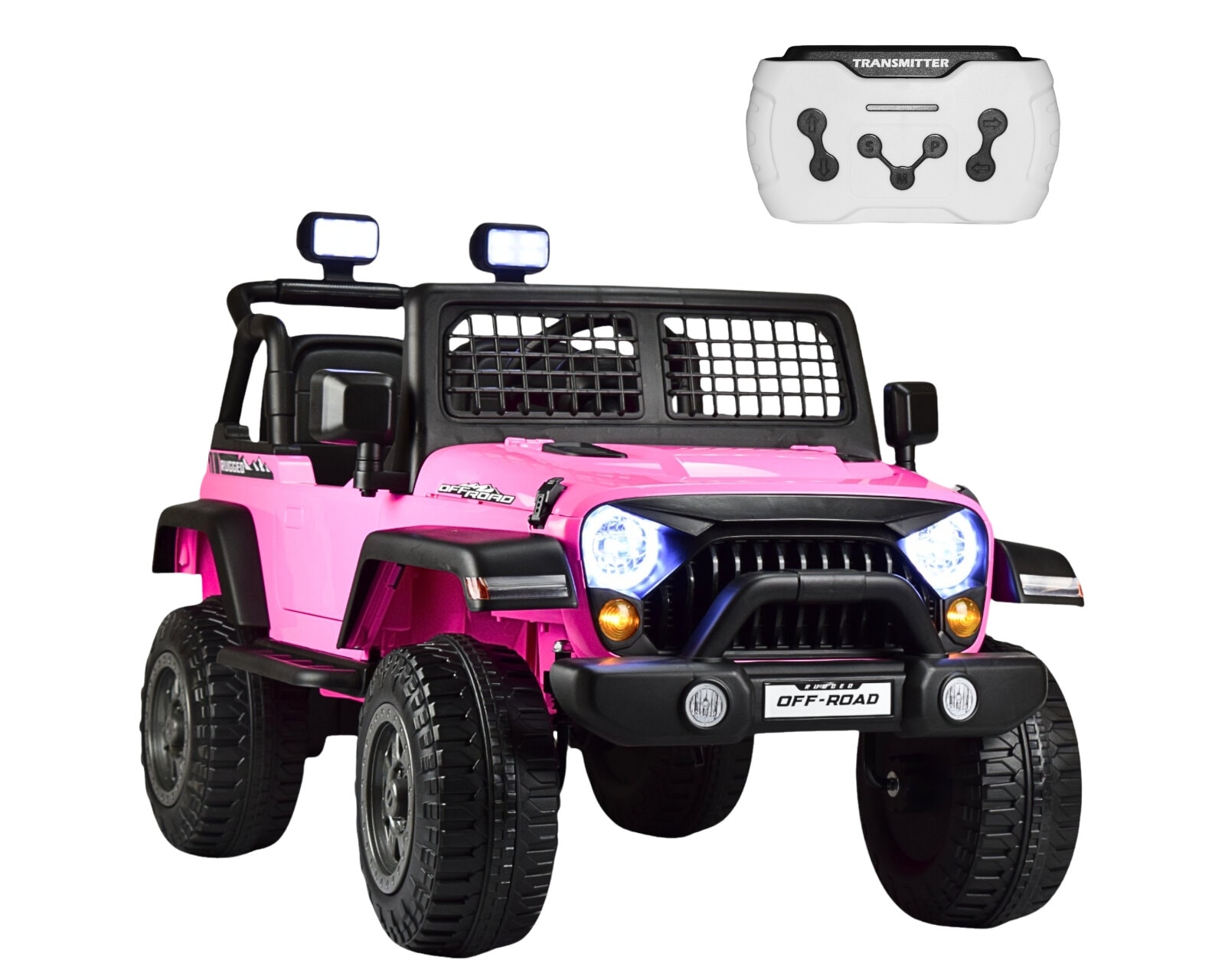 Montable Electrico Para Niños Camioneta Control Remoto 12v - Rosa $5,299