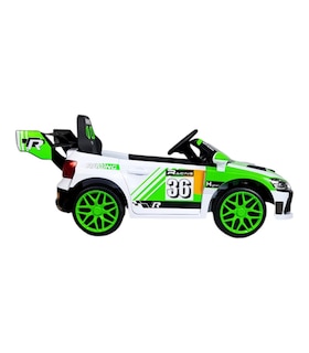 Foto 5 | Montable Eléctrico para Niños Rally Con Control Remoto Sonido Bluetooth Luz Led 12v - Verde