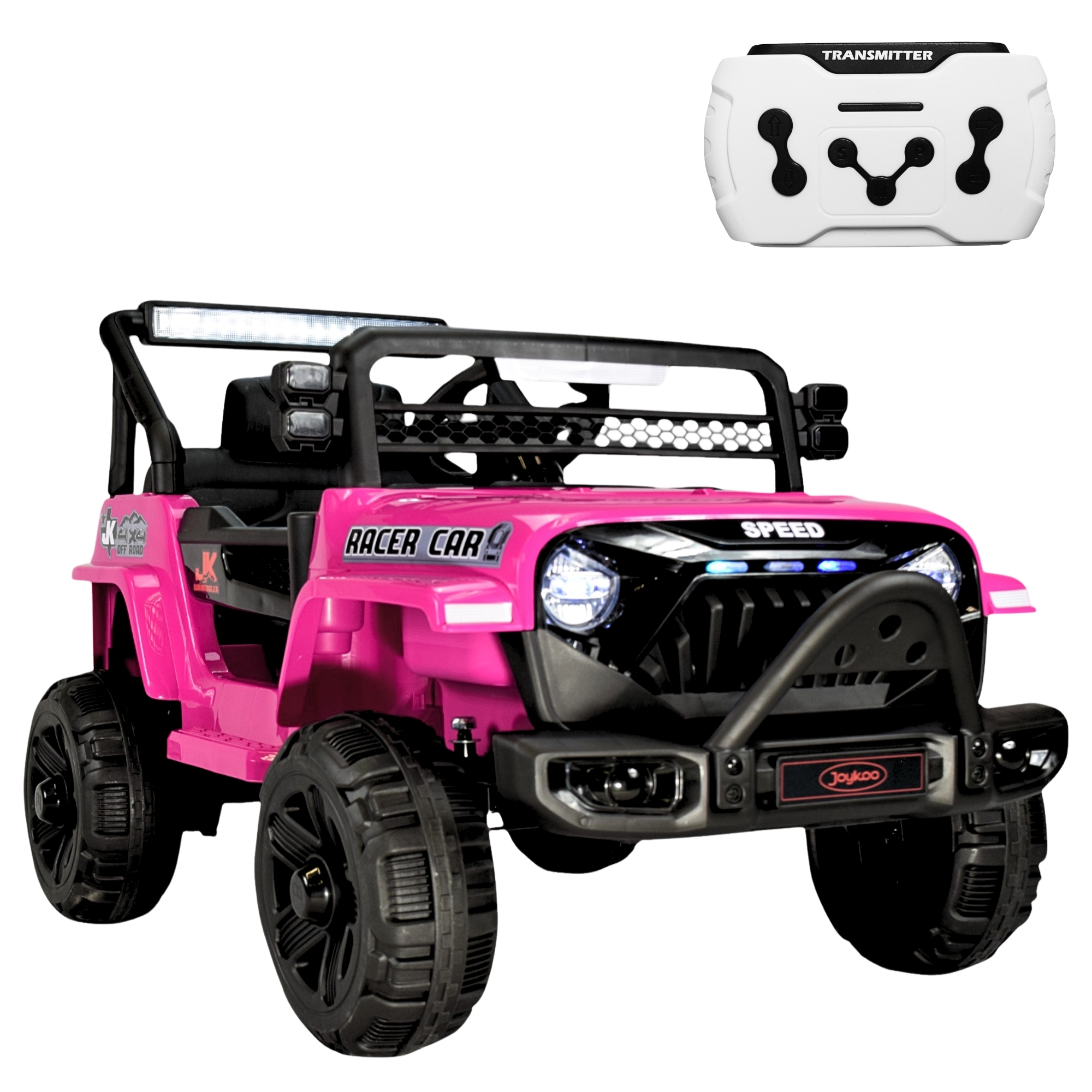 Foto 2 pulgar | Camioneta Montable Electrica 93 Cm Para Niños Control Remoto 12v - Rosa