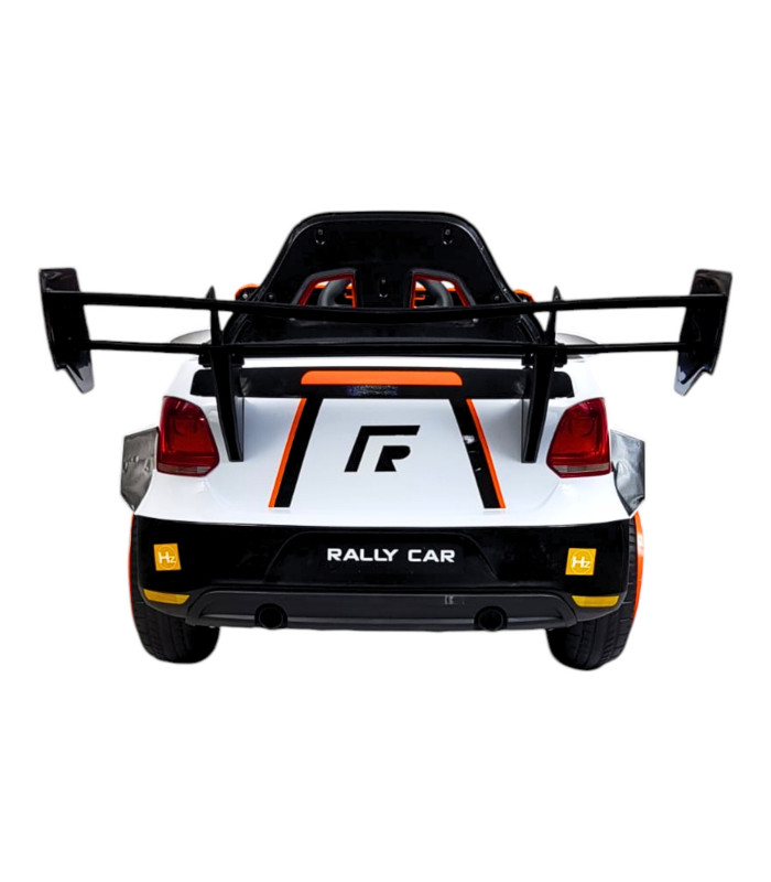 Foto 8 pulgar | Montable Eléctrico para Niños Rally Con Control Remoto Sonido Bluetooth Luz Led 12v - Naranja