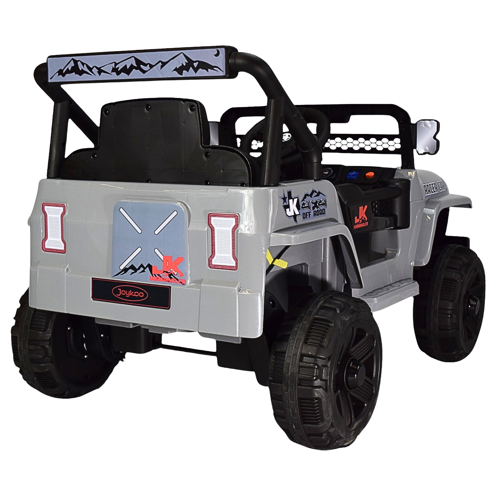 Foto 8 pulgar | Camioneta Montable Electrica 93 Cm Para Niños Control Remoto 12v - Gris
