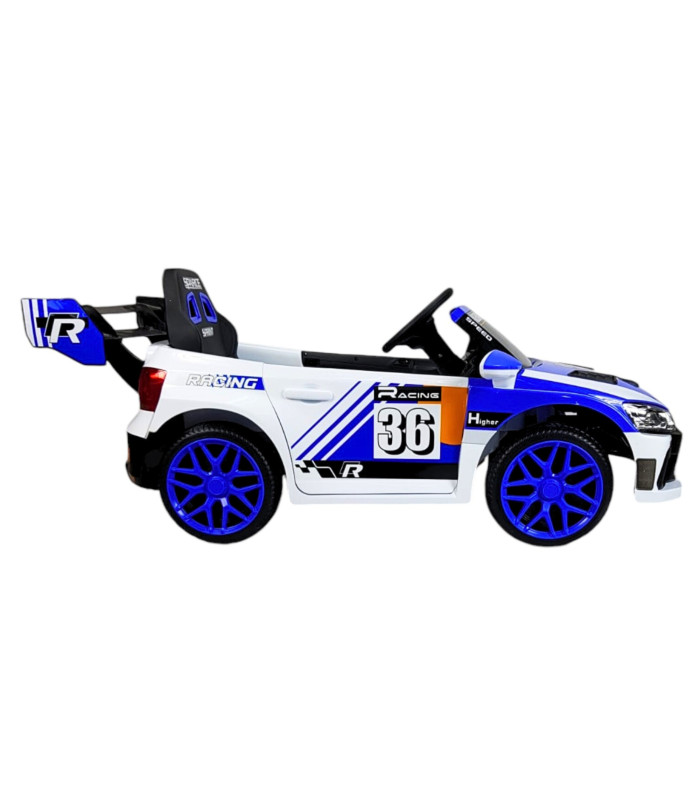 Foto 5 | Montable Eléctrico Para Niños Rally Con Control Remoto y Sonido Azul