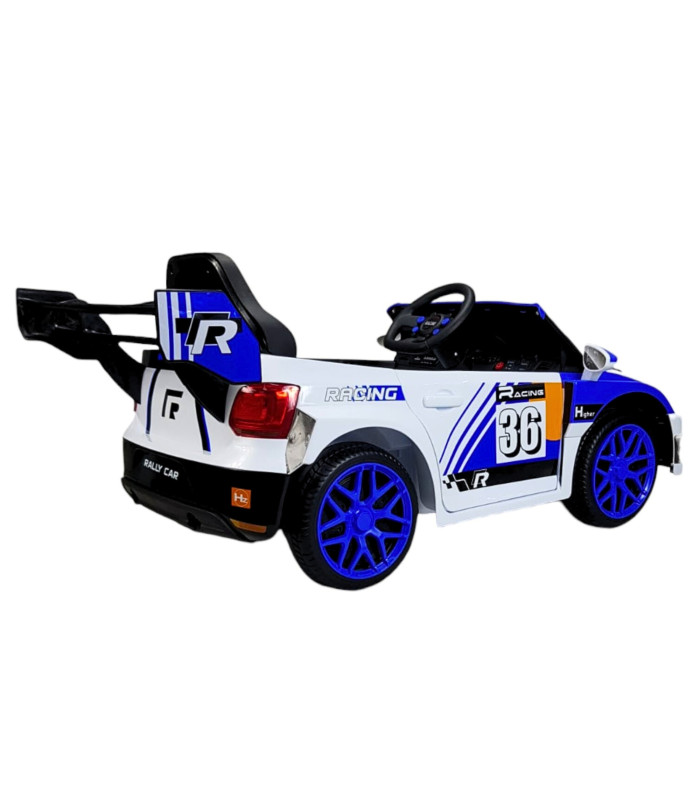 Foto 7 pulgar | Montable Eléctrico Para Niños Rally Con Control Remoto y Sonido Azul