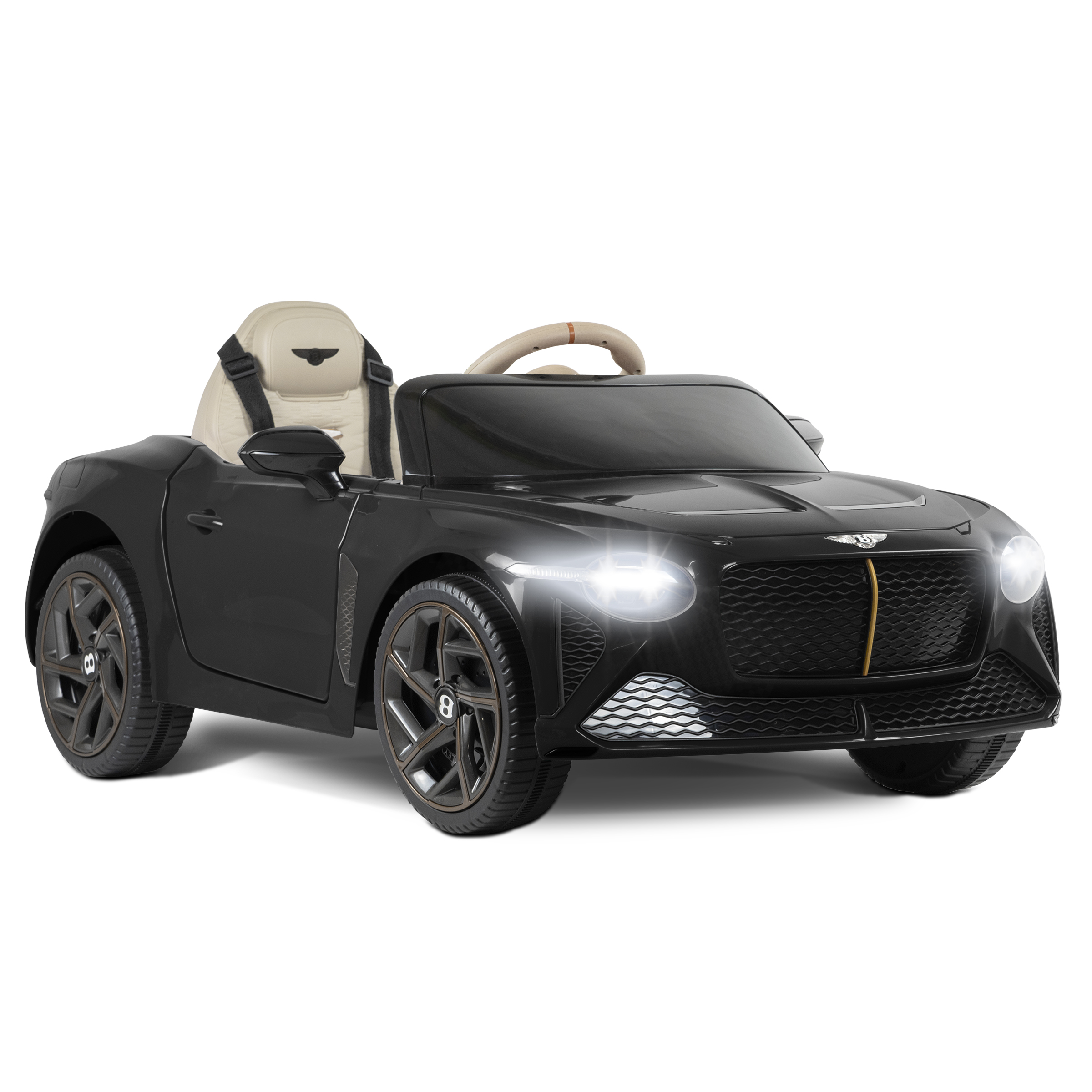 Foto 2 pulgar | Montable Coche Eléctrico Bentley Licencia Niños Control Remoto 12v Negro