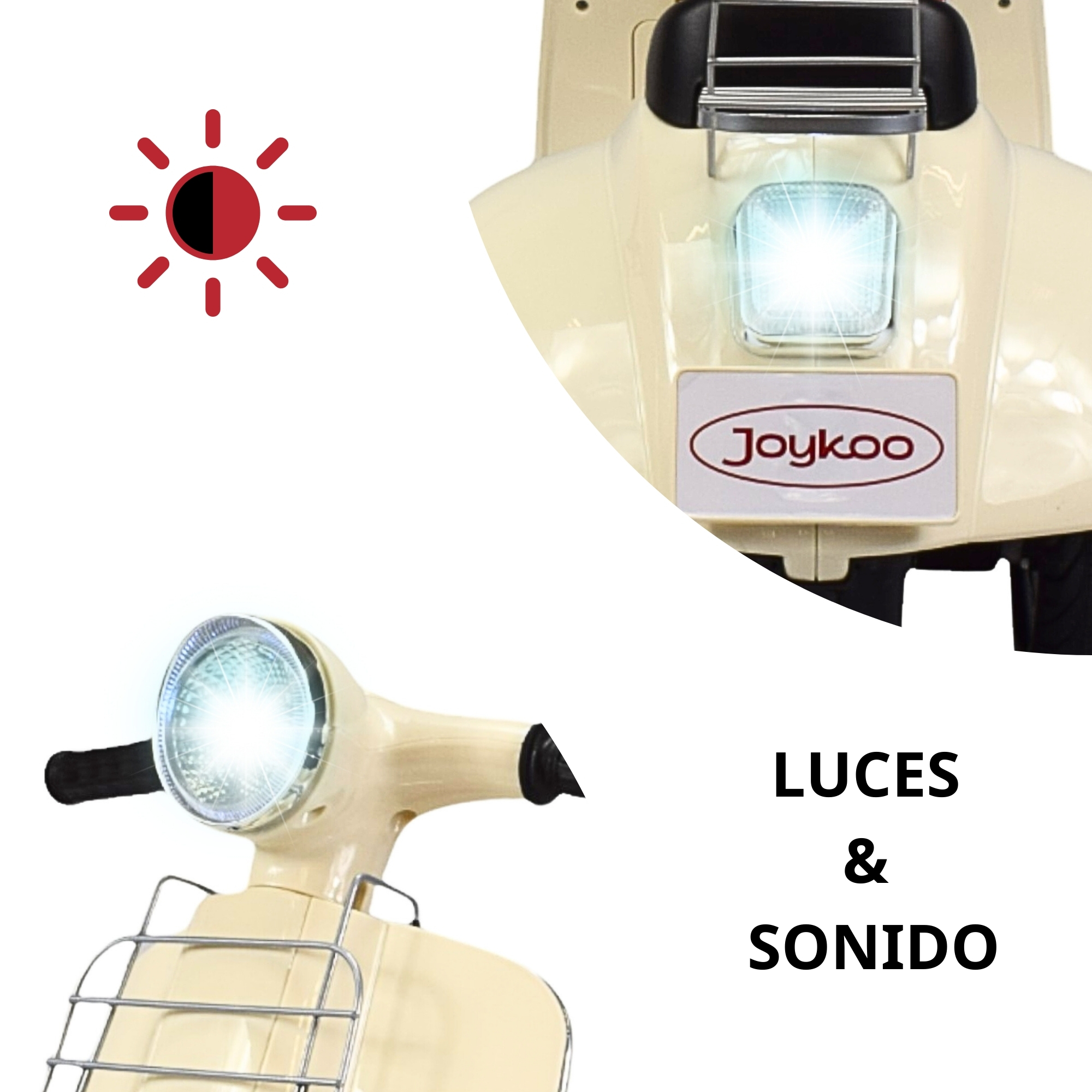 Foto 2 | Montable Eléctrico Joykoo con Sonido y Luz Led