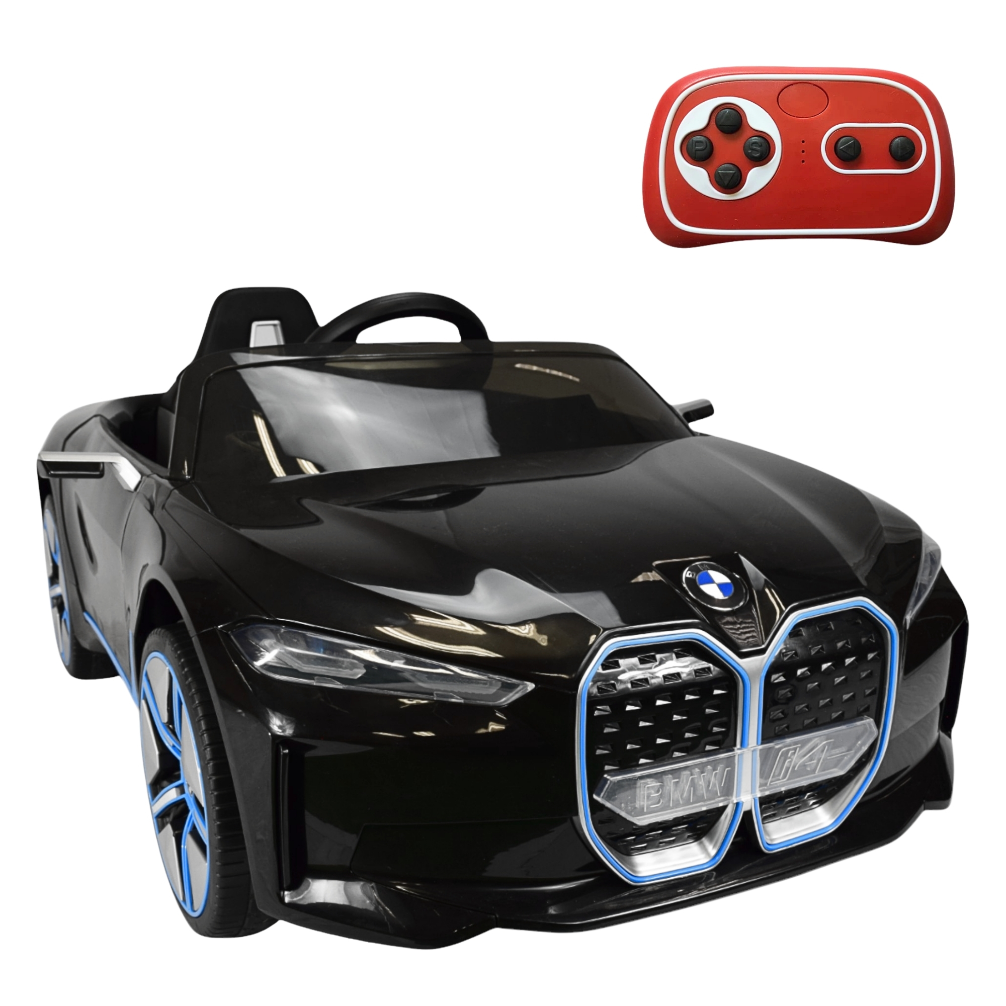 Montable Electrico Para Niños Bmw Deportivo Control Remoto 12v - Negro