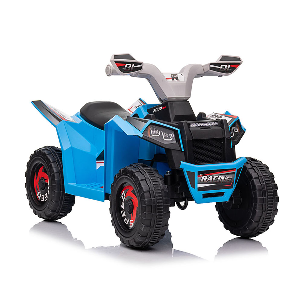 Foto 2 pulgar | Mini Cuatrimoto Eléctrica Azul Montable Infantil Recargable