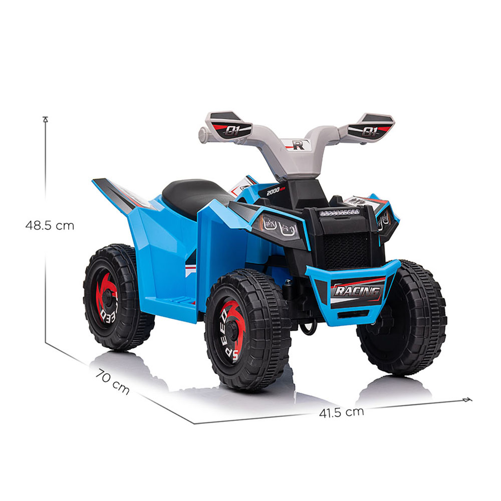 Foto 5 | Mini Cuatrimoto Eléctrica Azul Montable Infantil Recargable
