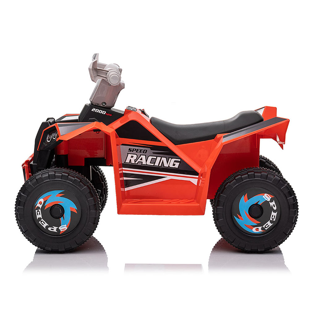 Foto 4 pulgar | Mini Cuatrimoto Eléctrica Roja Montable Infantil Recargable