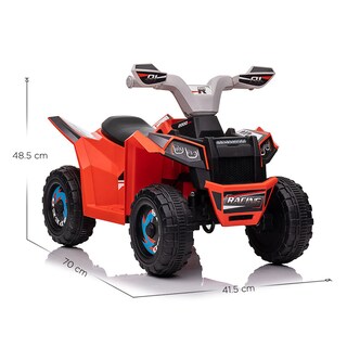 Foto 5 | Mini Cuatrimoto Eléctrica Roja Montable Infantil Recargable
