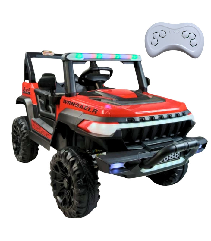 Montable Electrico Recargable Con Control Remoto Para Niños 4x4 Con Conexion Auxiliar Y Usb, 110 Cm