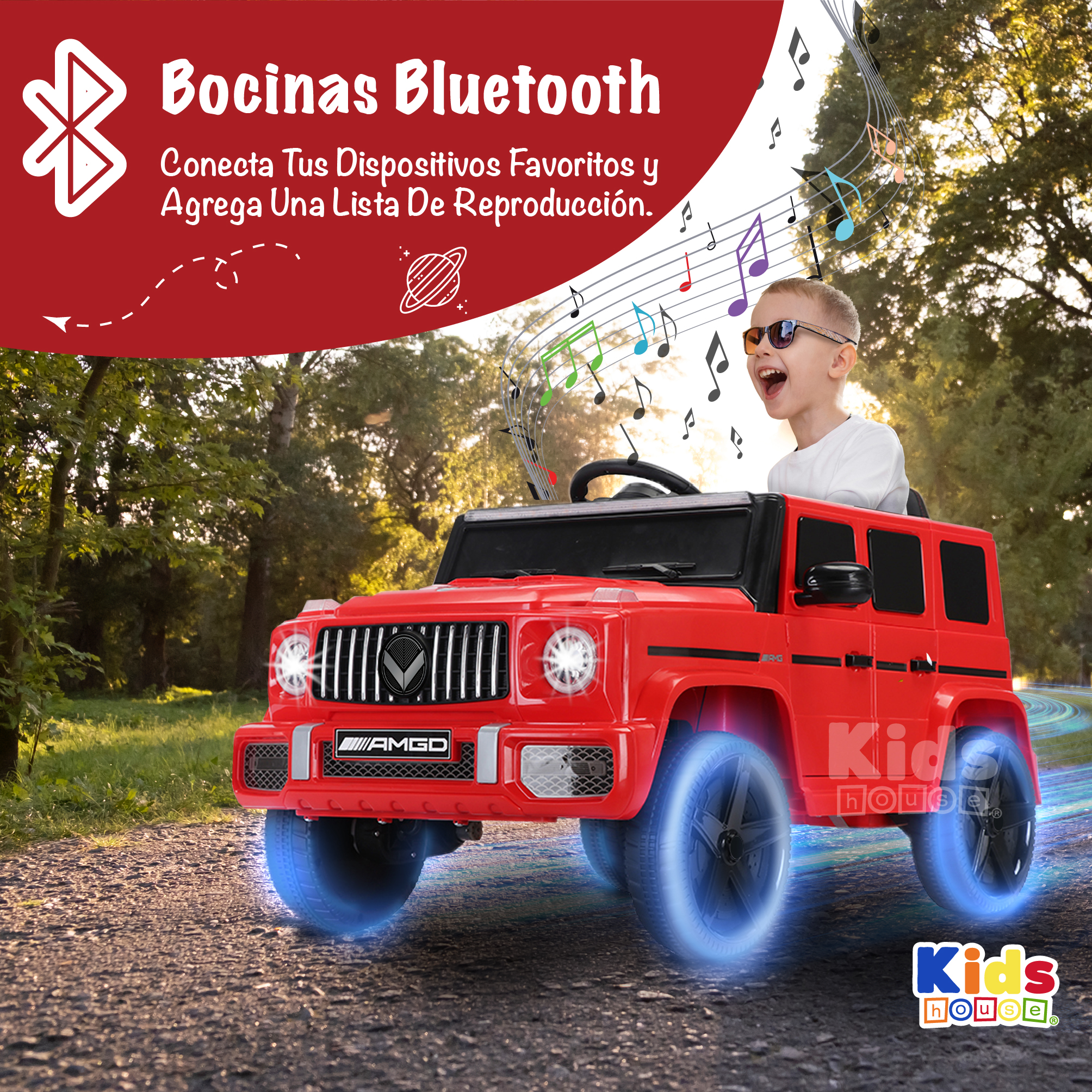 Foto 8 pulgar | Camioneta Montable Kids House Volt-x Motor Dual 6v