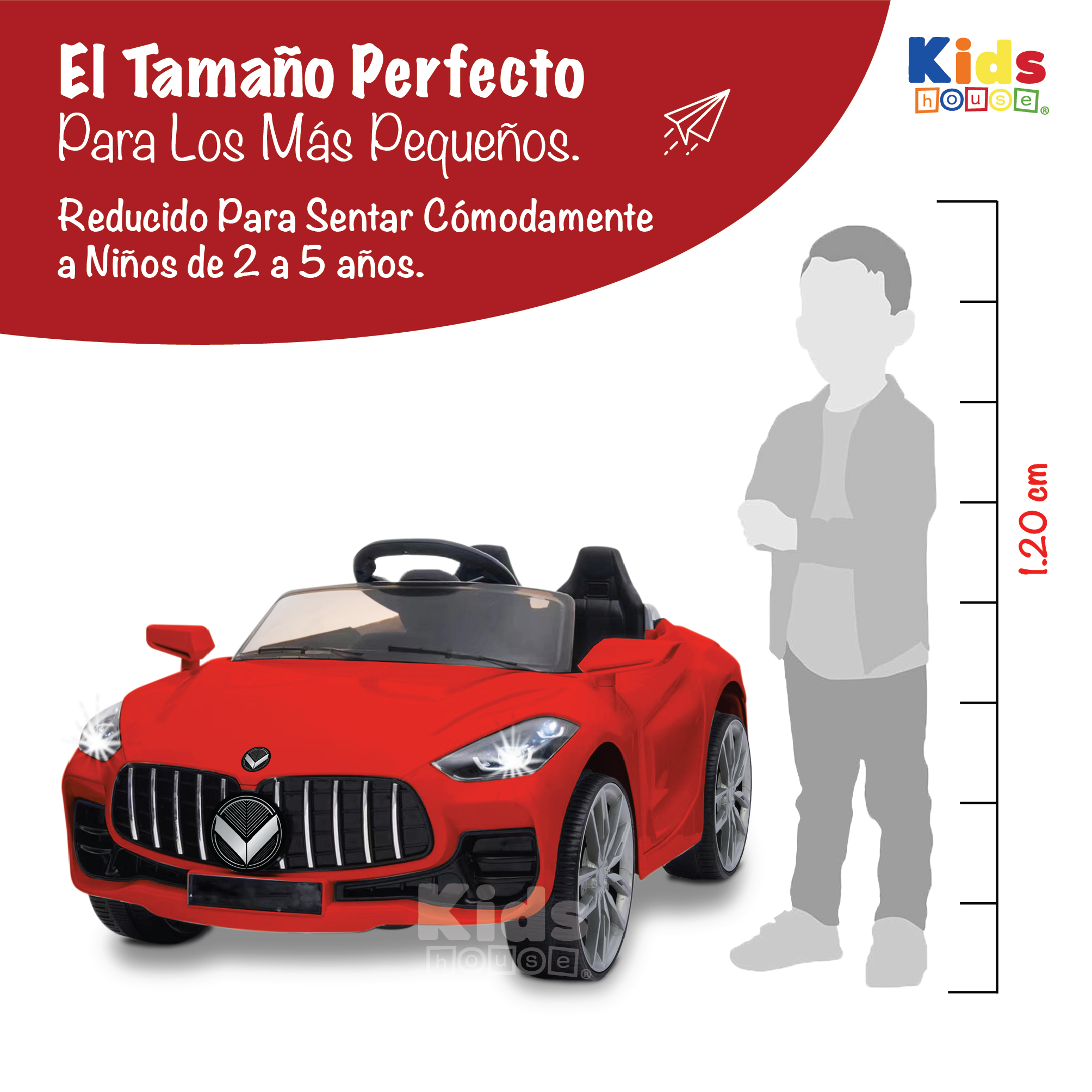 Foto 4 | Carro Montable Kids House Dash con Luz Batería Dual 6v