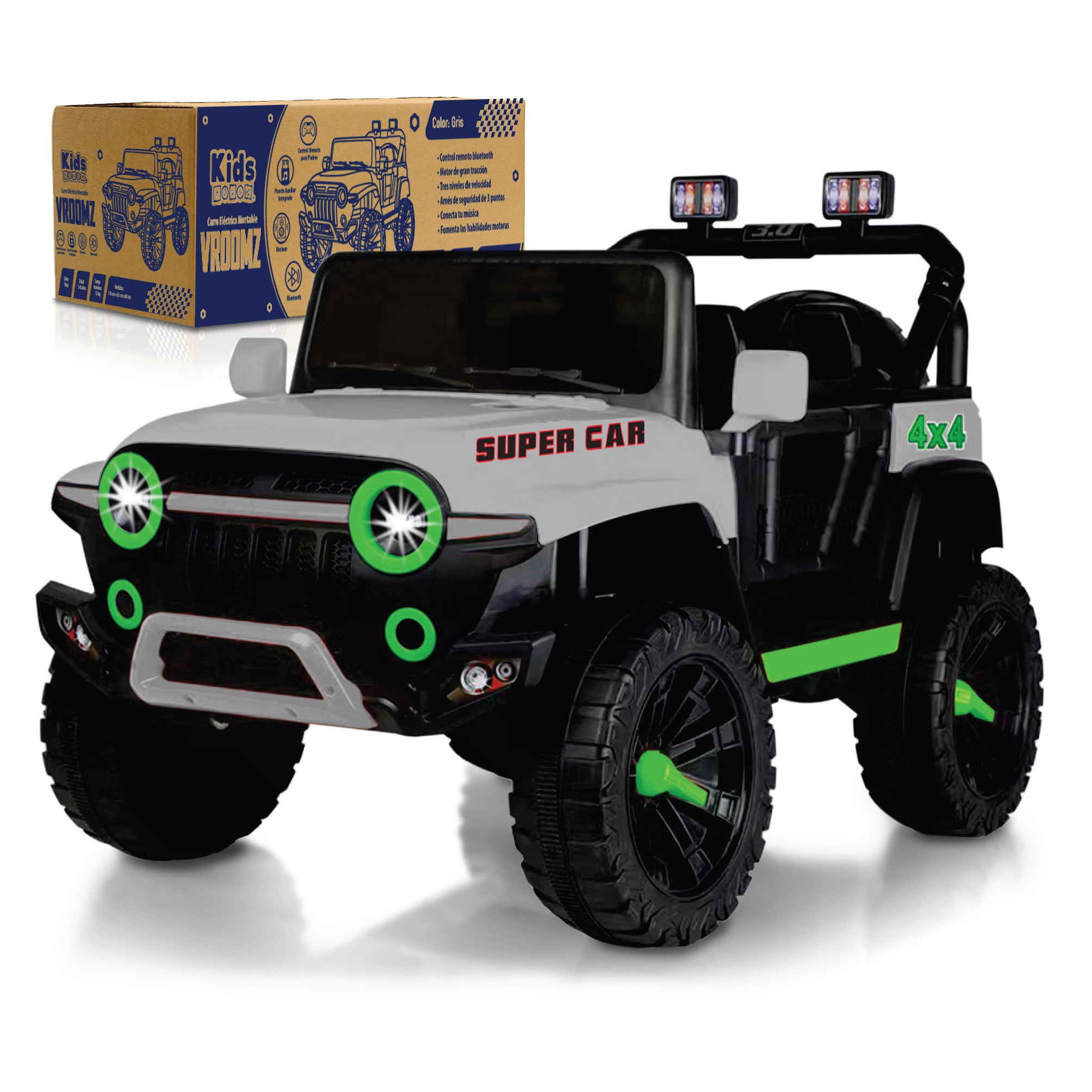 Foto 2 pulgar | Camioneta Montable Kids House Vroomz Motor Dual 12v