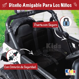 Foto 5 | Camioneta Montable Kids House Vroomz Motor Dual 12v
