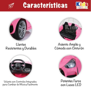 Foto 3 | Carro Montable Kids House Dash con Luz Batería Dual 6v