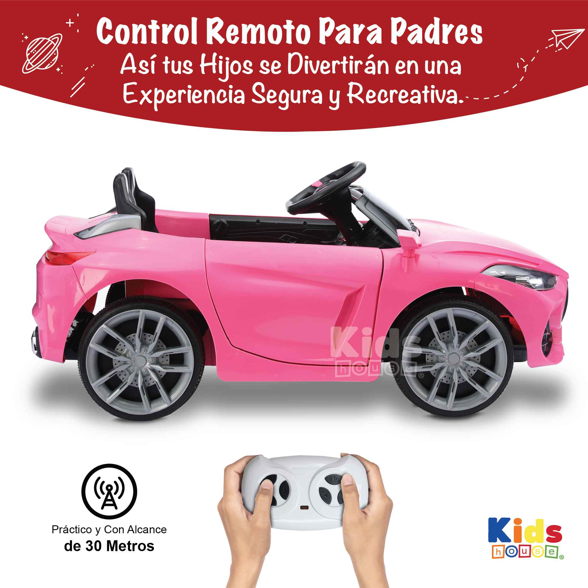 Foto 6 | Carro Montable Kids House Dash con Luz Batería Dual 6v