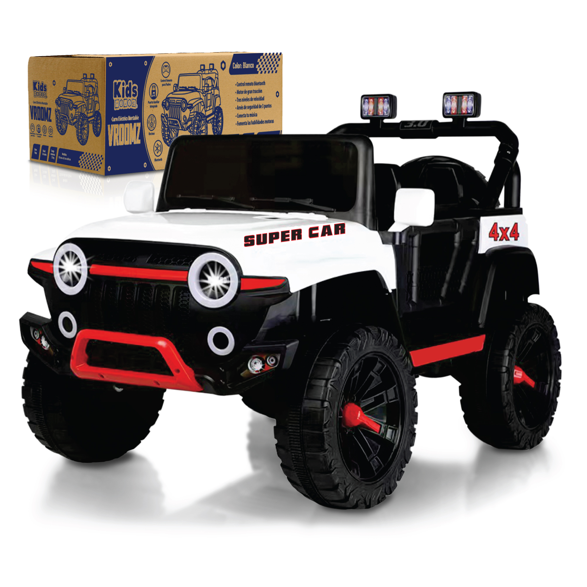 Camioneta Montable Kids House Vroomz Motor Dual 12v