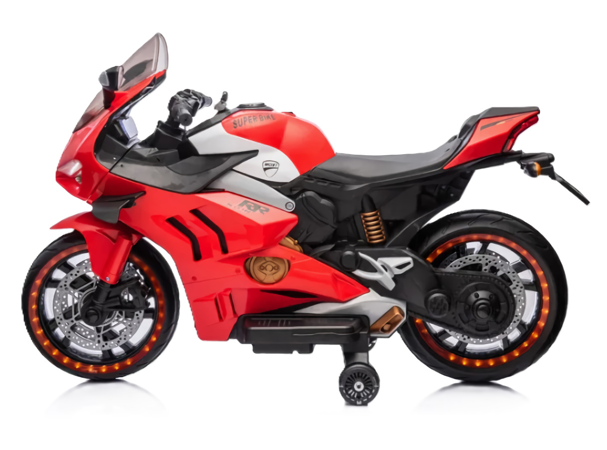 Foto 4 pulgar | Moto Eléctrica Aeiou con Rueditas Rojo para Niños