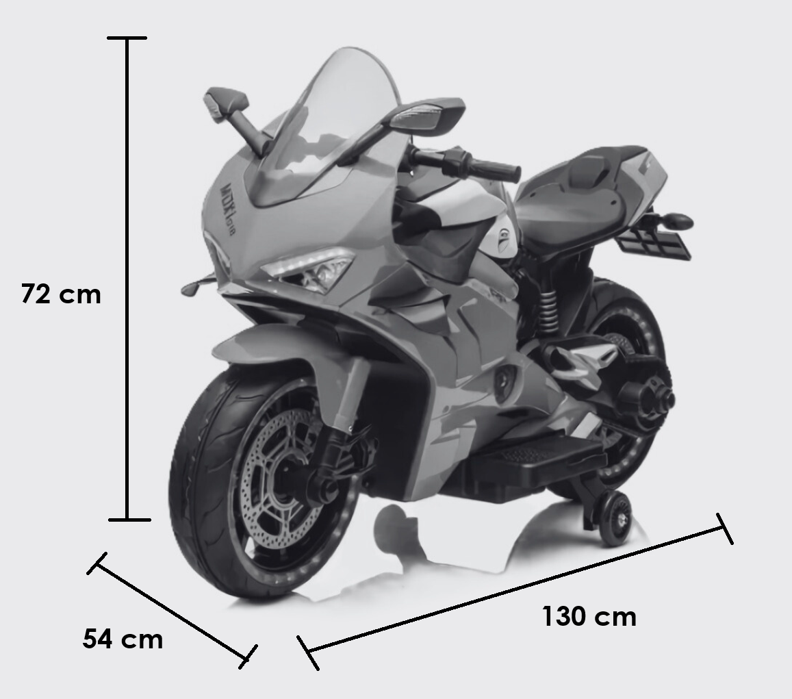 Foto 6 pulgar | Moto Eléctrica Aeiou con Rueditas Rojo para Niños