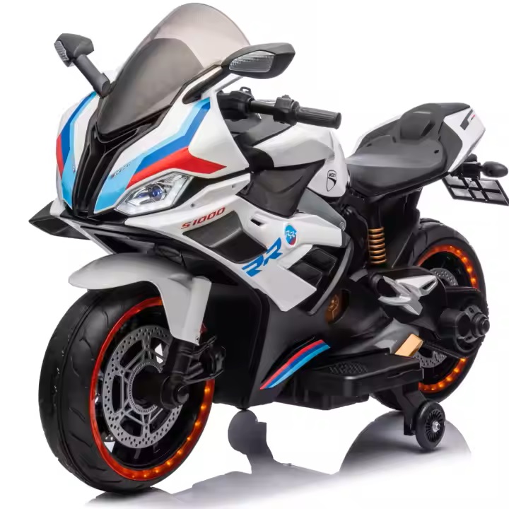 Foto 2 pulgar | Moto Eléctrica Aeiou Bdx019 Diseño Realista Blanco para Niños