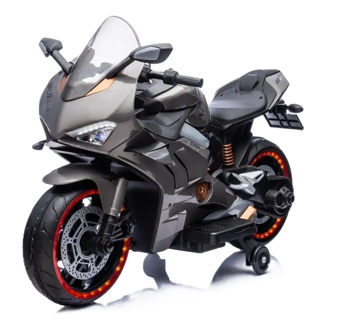 Foto 1 | Moto Eléctrica Aeiou Bdx018 Con Rueditas Gris para Niños