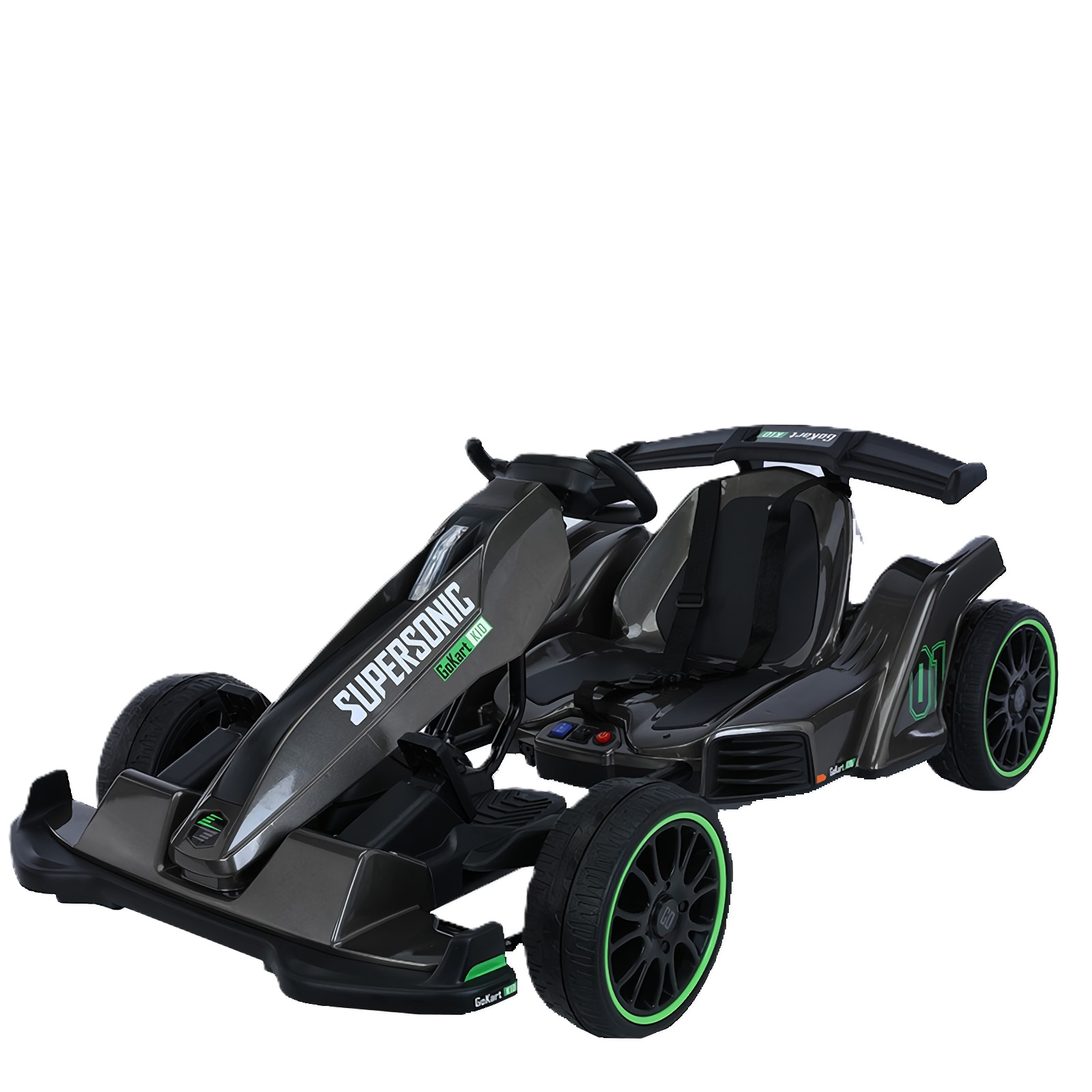 Montable Go Kart Eléctrico Aeiou Bst009 Negro