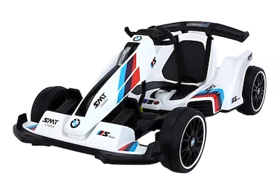 Foto 1 | Montable Go Kart Eléctrico Aeiou Bst009 Blanco para Niños