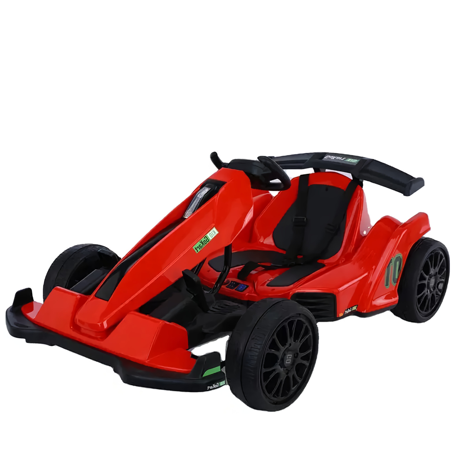 Montable Go Kart Eléctrico Aeiou Bst009 Rojo para Niños