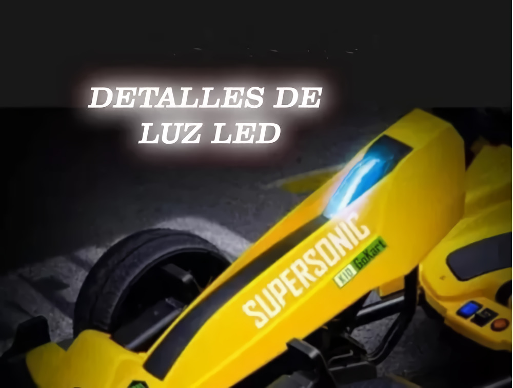 Foto 3 pulgar | Montable Go Kart Eléctrico Aeiou Bst009 Rojo para Niños