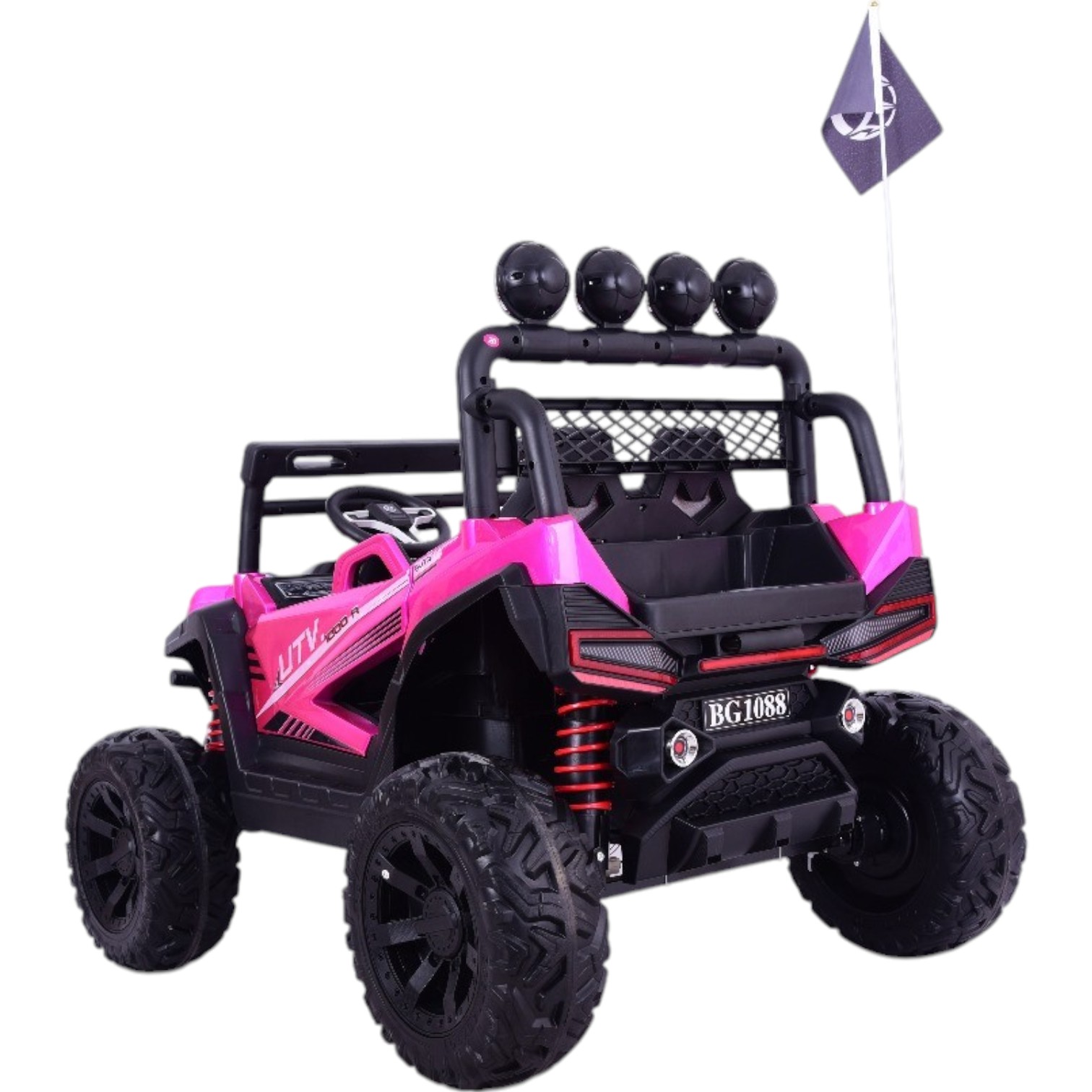 Foto 6 pulgar | Montable Eléctrico Aeiou Para Niños Bg1088 Razer Pintura Rosa