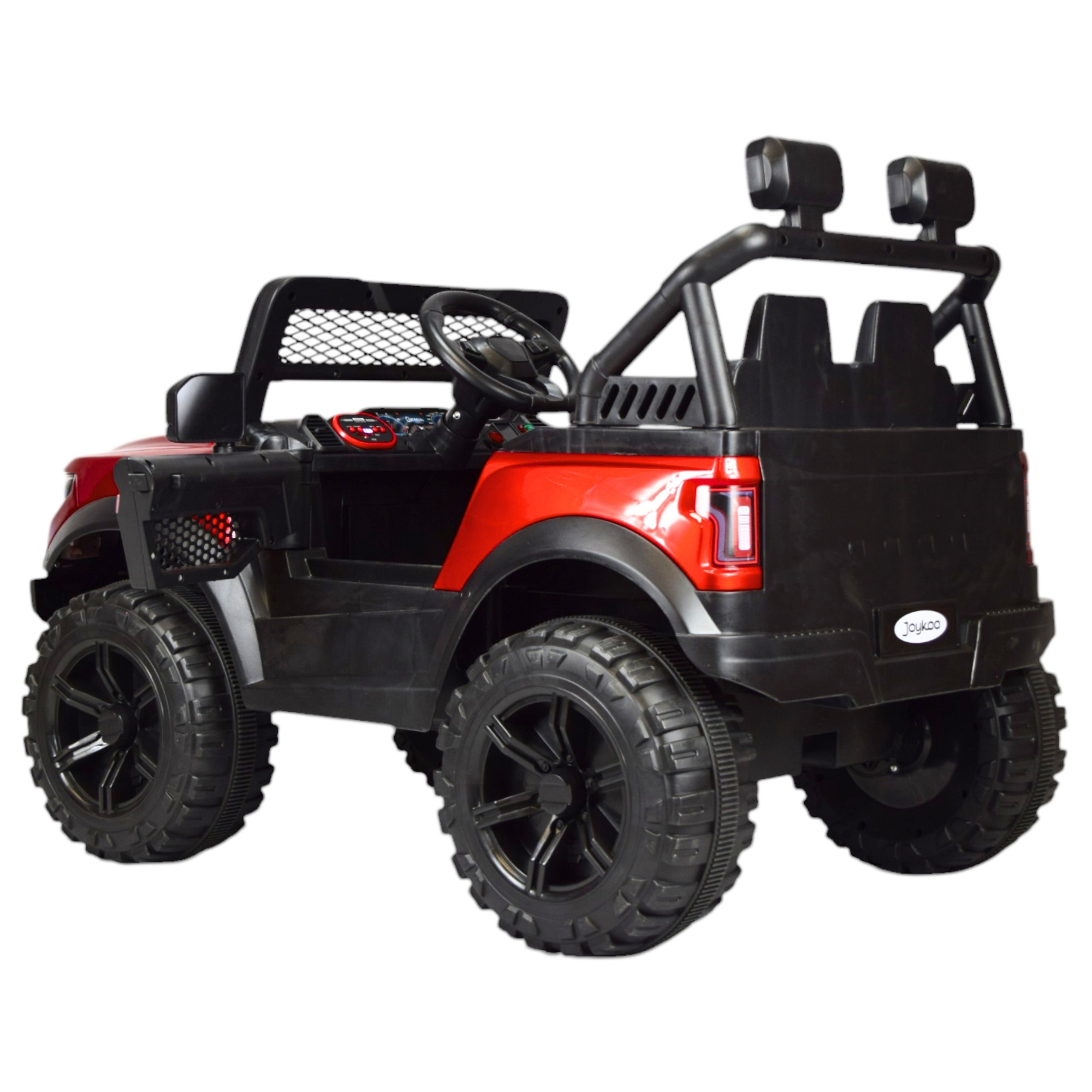 Foto 8 pulgar | Montable Electrico Raptor Para Niños Control Remoto Luz Led 12v - Rojo