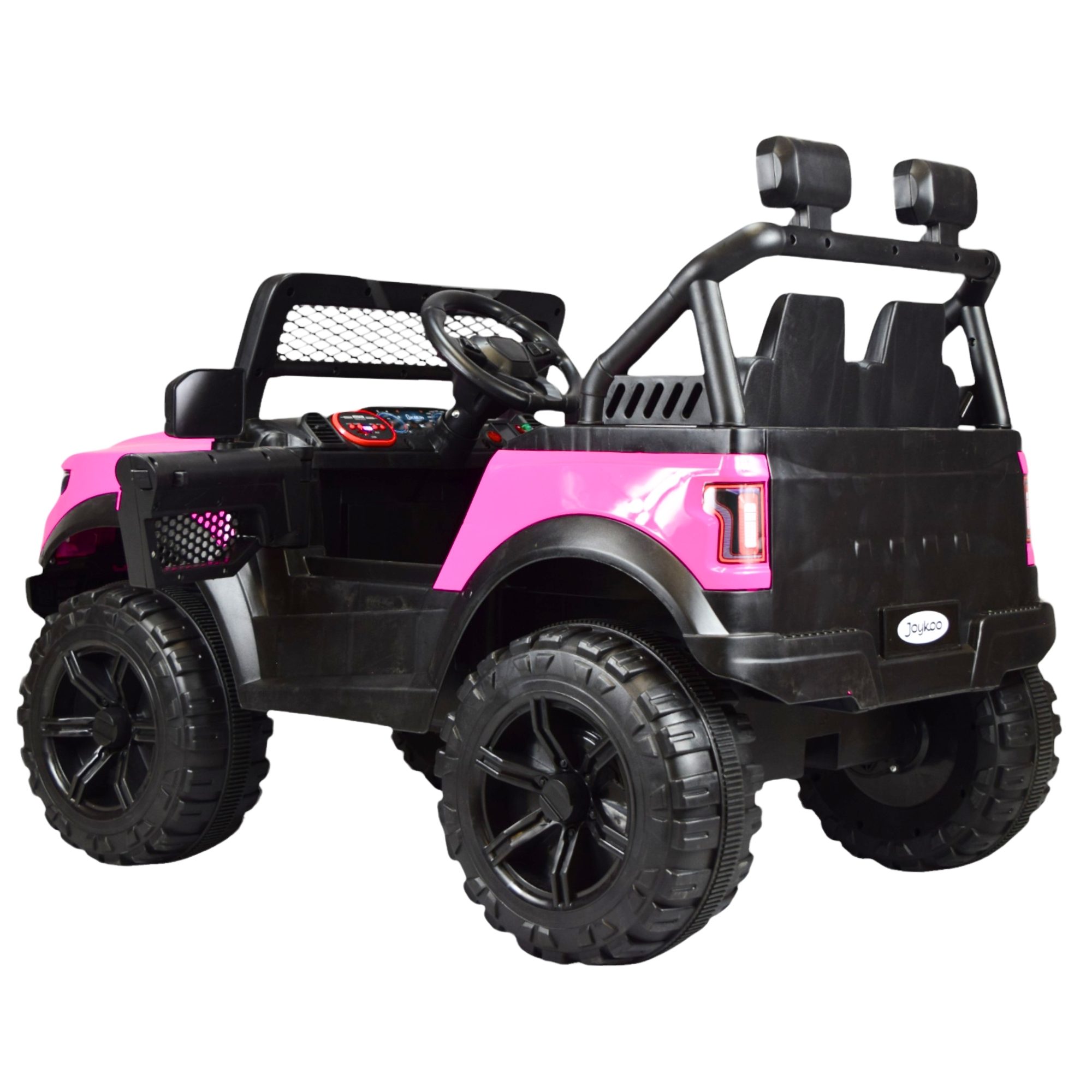 Foto 8 pulgar | Montable Electrico Raptor Para Niños Control Remoto Luz Led 12v - Rosa