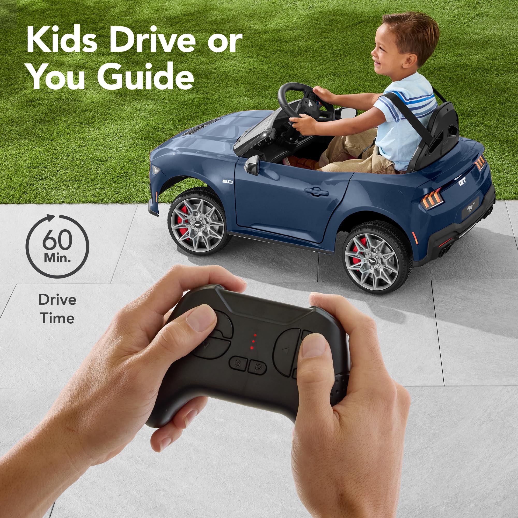 Foto 4 pulgar | Montable Eléctrico Infantil Ford Mustang 12 V Electric Ride On Car Best Choice Kids - Venta Internacional