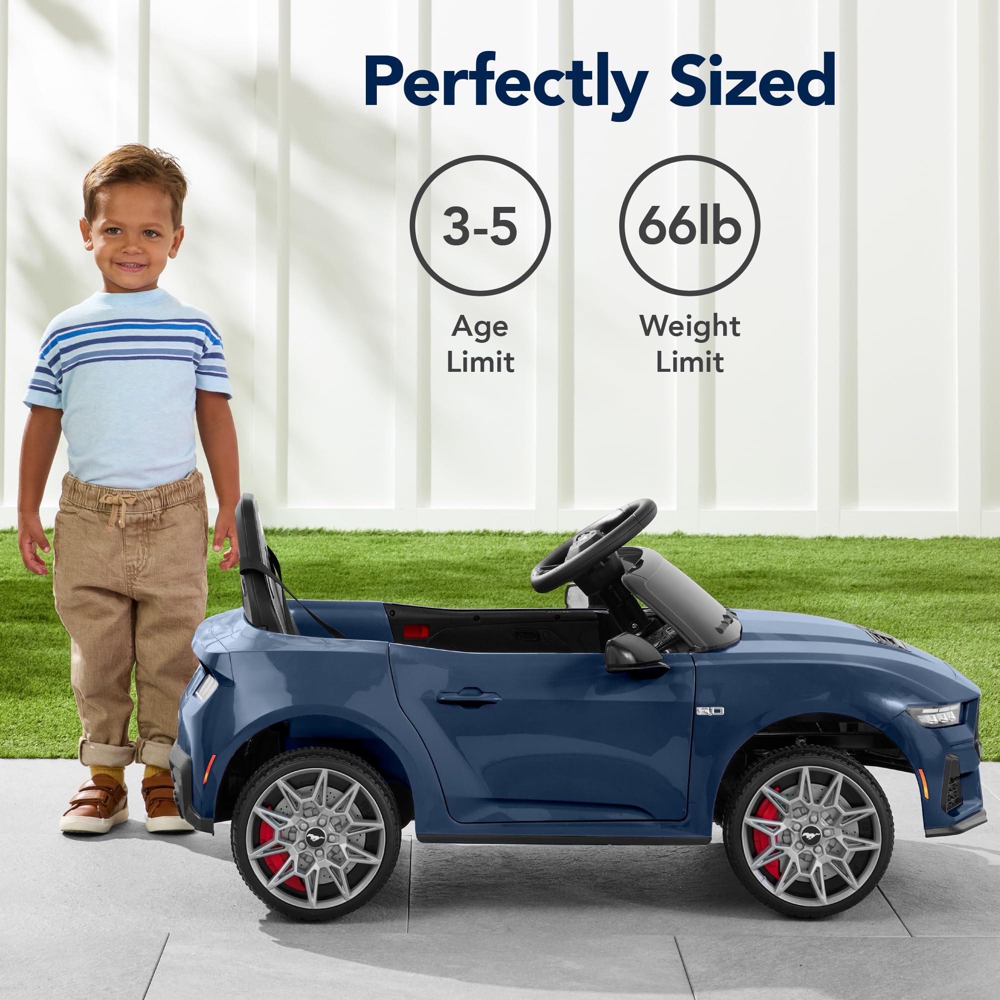 Foto 6 pulgar | Montable Eléctrico Infantil Ford Mustang 12 V Electric Ride On Car Best Choice Kids - Venta Internacional
