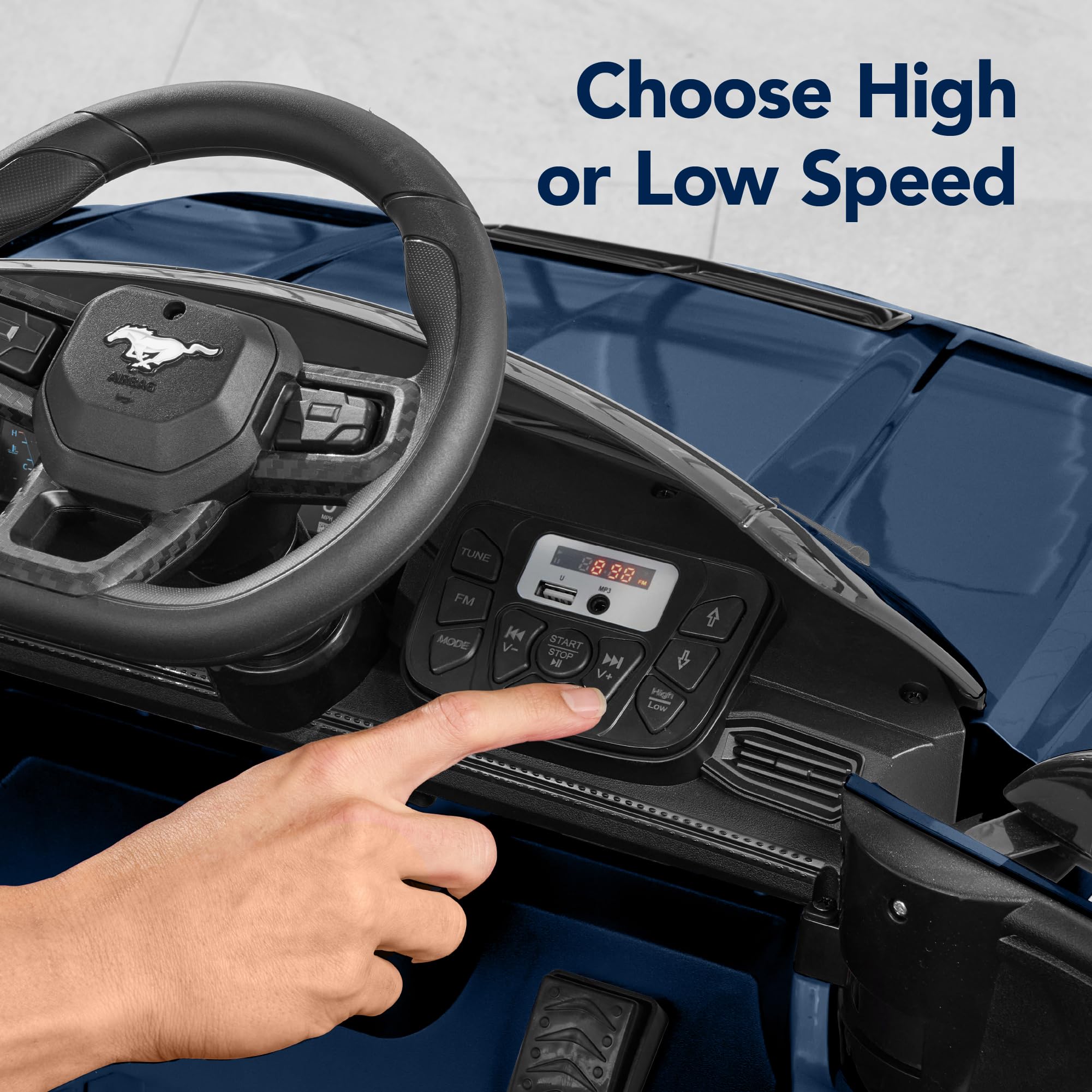 Foto 8 pulgar | Montable Eléctrico Infantil Ford Mustang 12 V Electric Ride On Car Best Choice Kids - Venta Internacional
