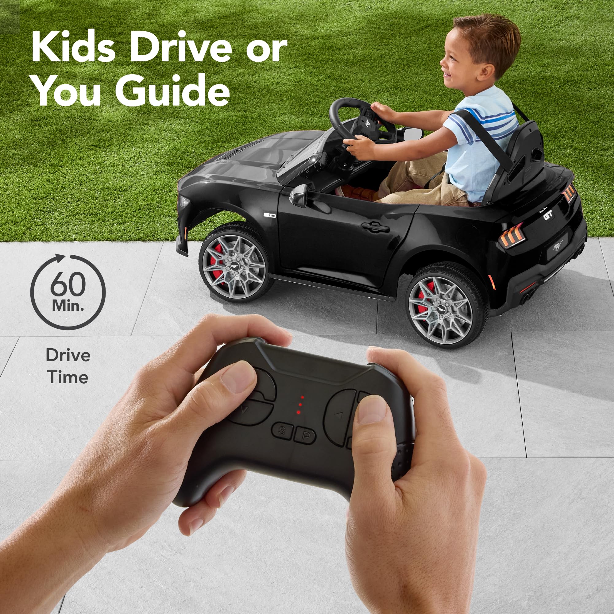 Foto 3 | Montable Eléctrico Infantil Ford Mustang 12 V Electric Ride On Car Best Choice Kids - Venta Internacional