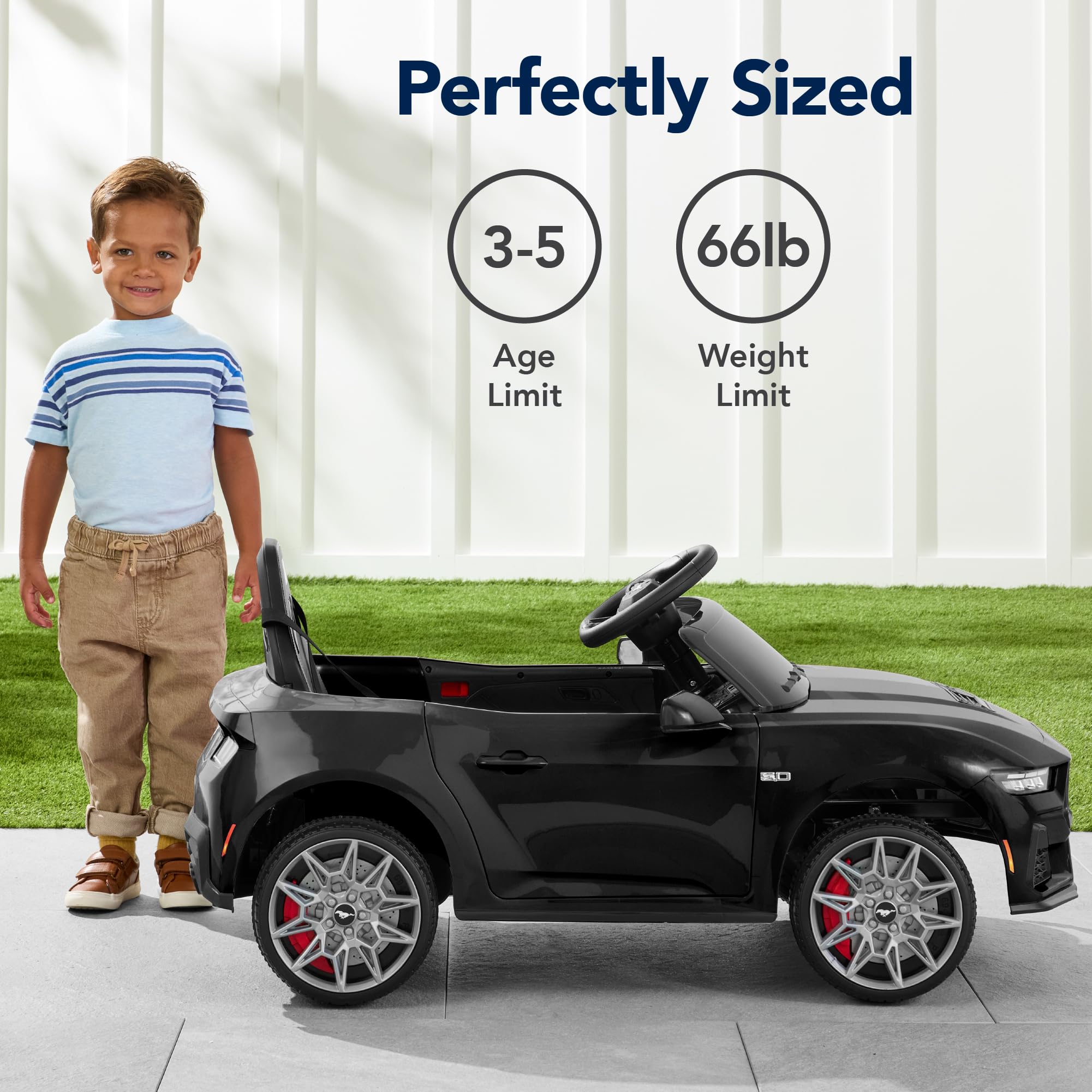 Foto 6 pulgar | Montable Eléctrico Infantil Ford Mustang 12 V Electric Ride On Car Best Choice Kids - Venta Internacional