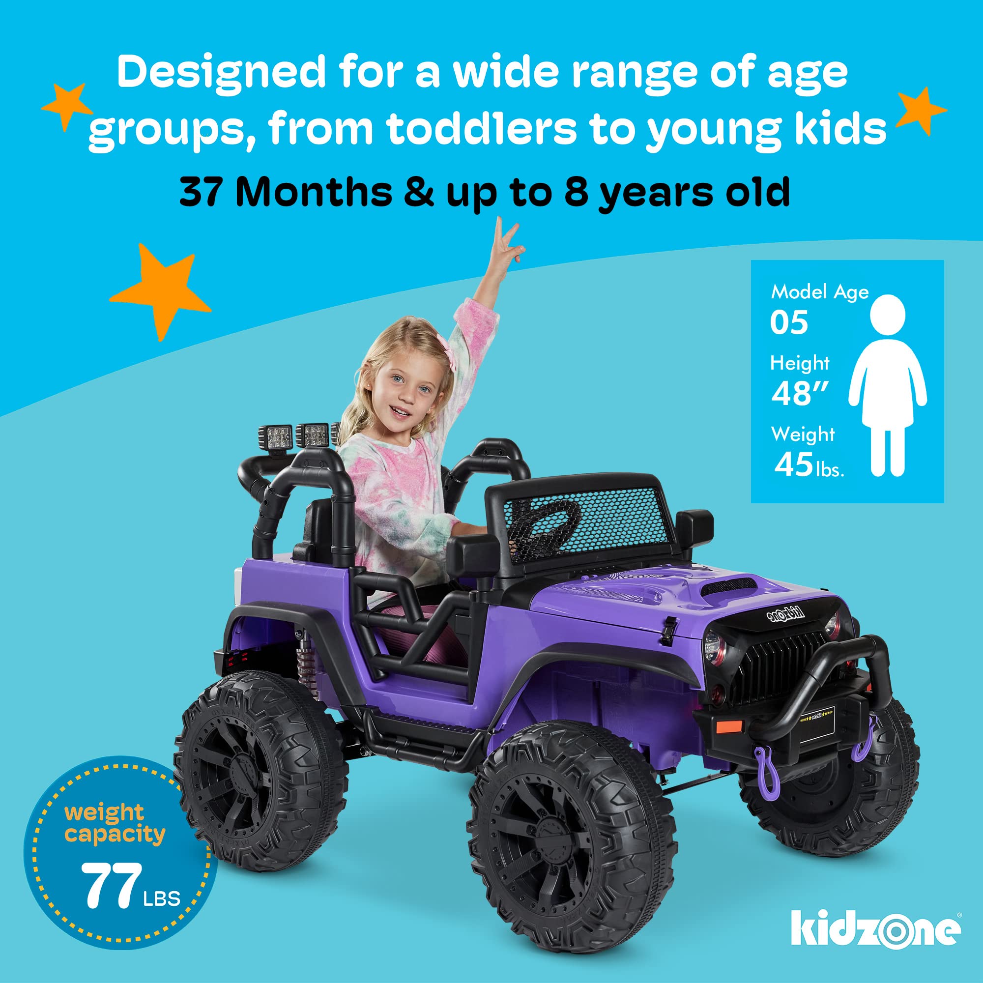 Foto 6 | Montable Eléctrico Kidzone Infantil-Venta Internacional